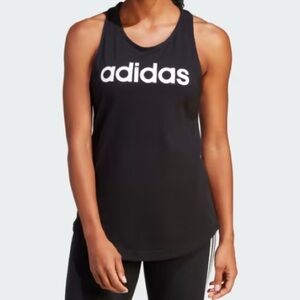 Adidas Black Racer Back Loose  Athletic Tank Top NWT size M